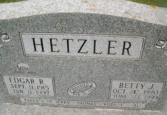 HETZLER, EDGAR RAUB - Muscatine County, Iowa | EDGAR RAUB HETZLER 