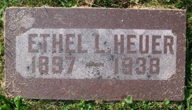 SOPHER HEUER, ETHEL L. - Muscatine County, Iowa | ETHEL L. SOPHER HEUER 