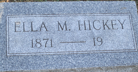 HICKEY, ELLA M. - Muscatine County, Iowa | ELLA M. HICKEY 