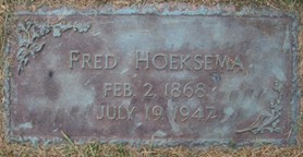 HOEKSEMA, FREDERIKUS 