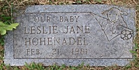 HOHENADEL, LESLIE JANE - Muscatine County, Iowa | LESLIE JANE HOHENADEL 