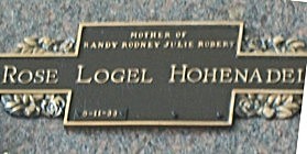 LOGEL HOHENADEL, ROSE MARIE - Muscatine County, Iowa | ROSE MARIE LOGEL HOHENADEL 