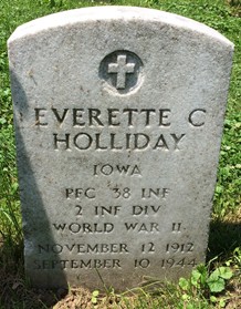 HOLLIDAY, EVERETTE C. - Muscatine County, Iowa | EVERETTE C. HOLLIDAY 