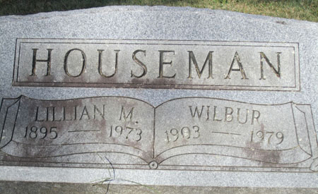 HOUSEMAN, LILLIAN M. - Muscatine County, Iowa | LILLIAN M. HOUSEMAN 