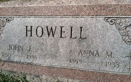HOWELL, ANNA M. - Muscatine County, Iowa | ANNA M. HOWELL 