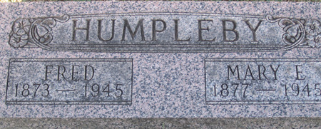 HUMPLEBY, MARY E. - Muscatine County, Iowa | MARY E. HUMPLEBY 