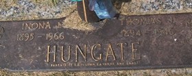 HUNGATE, INONA I. - Muscatine County, Iowa | INONA I. HUNGATE 