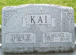 MYERS KAI, VERDA M. - Muscatine County, Iowa | VERDA M. MYERS KAI 