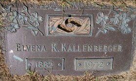 KALLENBERGER, ELVENA K. - Muscatine County, Iowa | ELVENA K. KALLENBERGER 