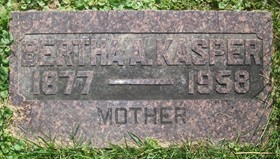 KASPER, BERTHA A. - Muscatine County, Iowa | BERTHA A. KASPER 