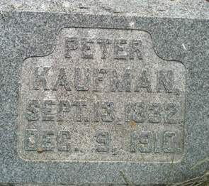 KAUFMAN, PETER - Muscatine County, Iowa | PETER KAUFMAN 