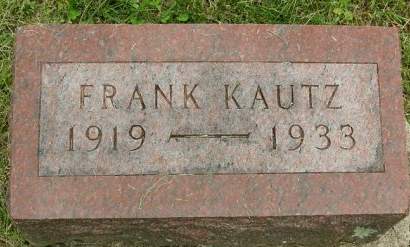 KAUTZ, FRANK - Muscatine County, Iowa | FRANK KAUTZ 