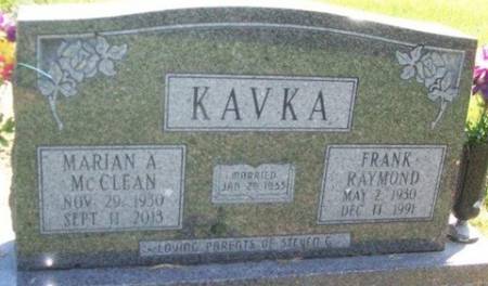 KAVKA, FRANK RAYMOND - Muscatine County, Iowa | FRANK RAYMOND KAVKA 