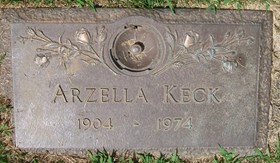 ROSS KECK, ARZELLA - Muscatine County, Iowa | ARZELLA ROSS KECK 