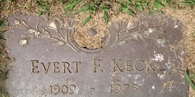 KECK, EVERT F. - Muscatine County, Iowa | EVERT F. KECK 