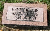 KLAHN, HENRY - Muscatine County, Iowa | HENRY KLAHN 