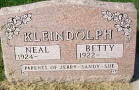 KLEINDOLPH, BETTY MARIE - Muscatine County, Iowa | BETTY MARIE KLEINDOLPH 