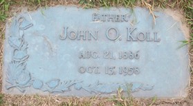 KOLL, JOHN OTTO - Muscatine County, Iowa | JOHN OTTO KOLL 