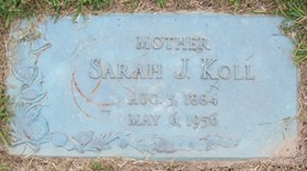 KOLL, SARAH JANE - Muscatine County, Iowa | SARAH JANE KOLL 