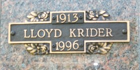 KRIDER, LLOYD MARVIN - Muscatine County, Iowa | LLOYD MARVIN KRIDER 