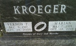 KROEGER, VERNON T. - Muscatine County, Iowa | VERNON T. KROEGER 