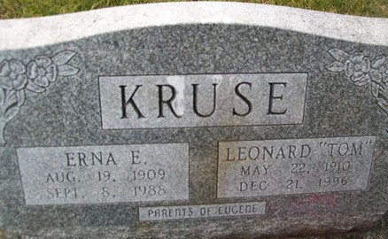 KRUSE, ERNA E. - Muscatine County, Iowa | ERNA E. KRUSE 