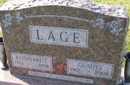 MOELLER LAGE, GLADYS - Muscatine County, Iowa | GLADYS MOELLER LAGE 