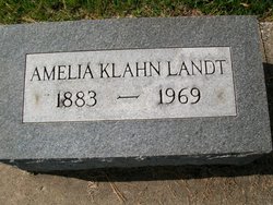 KLAHN LANDT, AMELIA - Muscatine County, Iowa | AMELIA KLAHN LANDT 