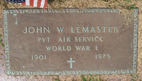 LEMASTER, JOHN WILLIAM - Muscatine County, Iowa | JOHN WILLIAM LEMASTER 