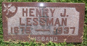 LESSMAN, HENRY JOHN - Muscatine County, Iowa | HENRY JOHN LESSMAN 