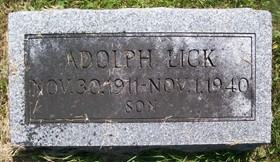 LICK, ADOLPH - Muscatine County, Iowa | ADOLPH LICK 