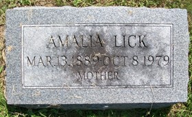LICK, AMALIA - Muscatine County, Iowa | AMALIA LICK 