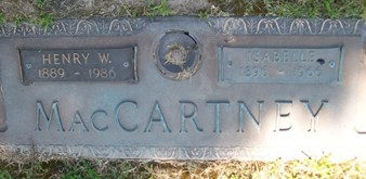 MACCARTNEY, ISABELLE - Muscatine County, Iowa | ISABELLE MACCARTNEY 