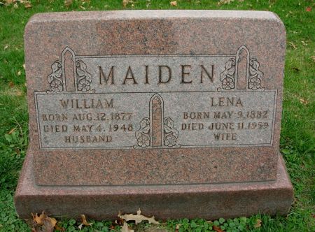MAIDEN, LENA - Muscatine County, Iowa | LENA MAIDEN 