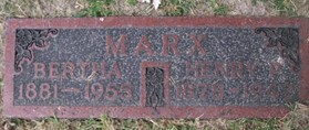 BRANDSMA MARX, BERTHA - Muscatine County, Iowa | BERTHA BRANDSMA MARX 