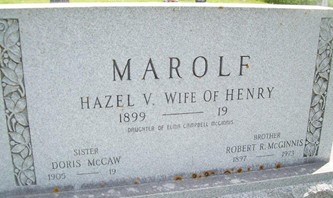 MCGINNIS MCCAW, DORIS MARVEL - Muscatine County, Iowa | DORIS MARVEL MCGINNIS MCCAW 