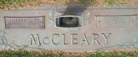 MCCLEARY, JOSEPH A., SR. - Muscatine County, Iowa | JOSEPH A., SR. MCCLEARY 
