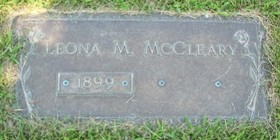MCCLEARY, LEONA M. - Muscatine County, Iowa | LEONA M. MCCLEARY 
