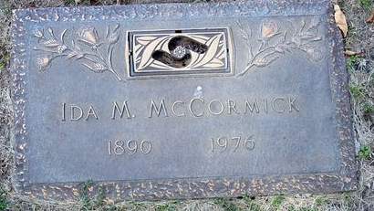 NUNNALLY MCCORMICK, IDA M. - Muscatine County, Iowa | IDA M. NUNNALLY MCCORMICK 