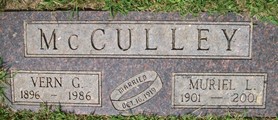 MCCULLEY, MURIEL LEONA - Muscatine County, Iowa | MURIEL LEONA MCCULLEY 