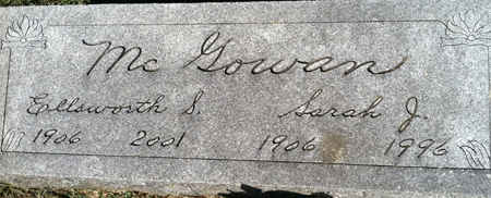 MCGOWAN, SARAH J. - Muscatine County, Iowa | SARAH J. MCGOWAN 