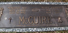 MCGUIRE, MARY FRANCES - Muscatine County, Iowa | MARY FRANCES MCGUIRE 