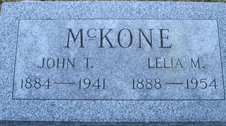 MCKONE, LELIA M. - Muscatine County, Iowa | LELIA M. MCKONE 