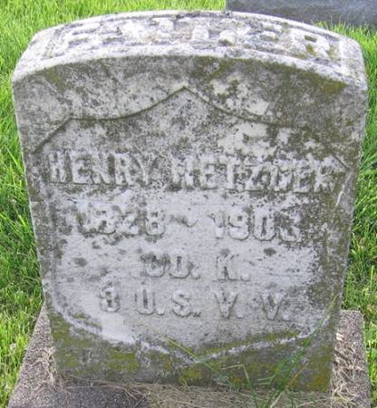 METZGER, HENRY - Muscatine County, Iowa | HENRY METZGER - Iowa