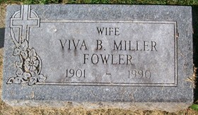 FOWLER MILLER, VIVA BEULAH - Muscatine County, Iowa | VIVA BEULAH FOWLER MILLER 