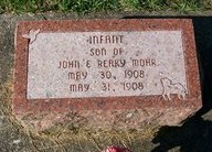 MOHR, INFANT SON - Muscatine County, Iowa | INFANT SON MOHR 