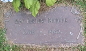 VAN ALSTYNE NIEBUHR, CISCA MAE - Muscatine County, Iowa | CISCA MAE VAN ALSTYNE NIEBUHR 