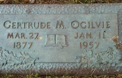 OGILVIE, GERTRUDE M. - Muscatine County, Iowa | GERTRUDE M. OGILVIE 
