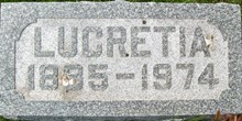 OGILVIE, LUCRETIA MARY - Muscatine County, Iowa | LUCRETIA MARY OGILVIE 