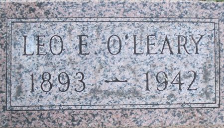 O'LEARY, LEO E. - Muscatine County, Iowa | LEO E. O'LEARY 